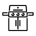 Outdoor kitchens icon