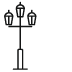 Landscape lighting icon
